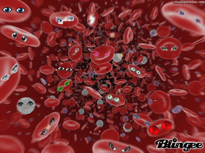 The dance of blood